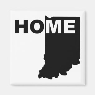 Indiana Zuhause weg vom Staat Kühlschrankmagnet Magnet