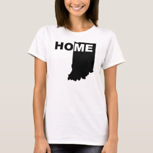 Indiana Zuhause Weg Von State T-Shirt Tees