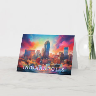 Indianapolis Abstrakte Kunst  Karte