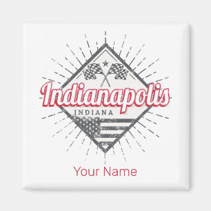 Indianapolis City Indiana Vereinigte Staaten USA Magnet