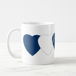 Indianapolis Colts Football Heart Design Kaffeetasse