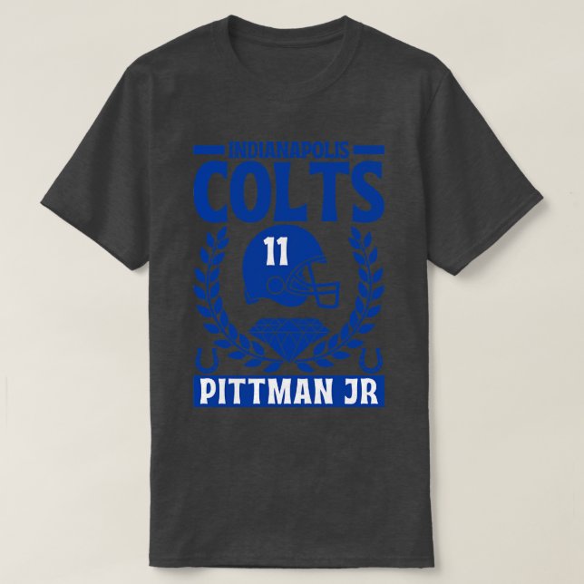 Indianapolis Colts Pittman Jr 11 Amerikaner T-Shirt (Design vorne)