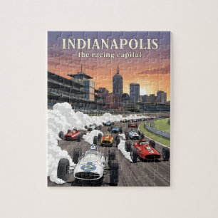 Indianapolis - die Hauptstadt der Weltmeisterschaf Puzzle