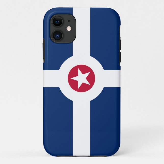 Indianapolis-Flagge Case-Mate iPhone Hülle (Rückseite)