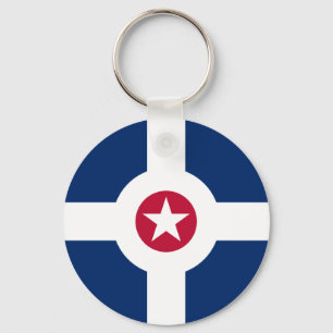 Indianapolis-Flagge Schlüsselanhänger