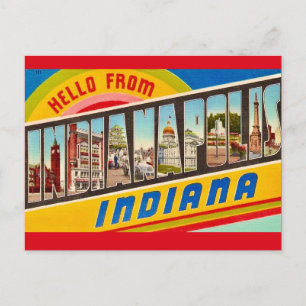 Indianapolis Gruß Postkarte