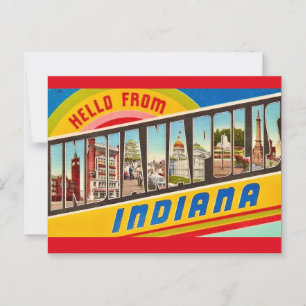 Indianapolis-Grußkarte Postkarte