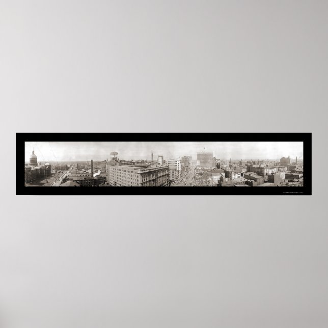 Indianapolis, IM Foto 1914 Poster (Vorne)