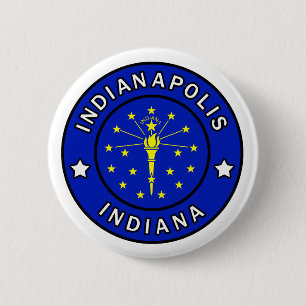 Indianapolis Indiana Button