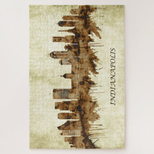 Indianapolis Indiana Cityscape Puzzle
