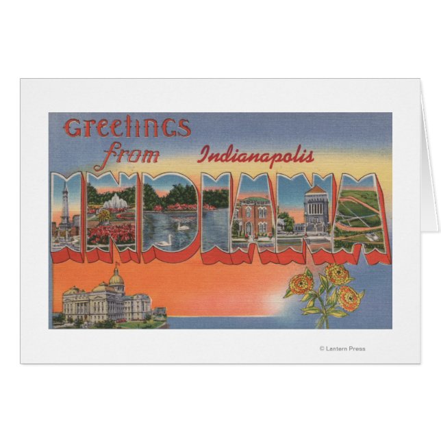 Indianapolis, Indiana - Große Briefszenen 4 (Vorderseite (Horizontal))