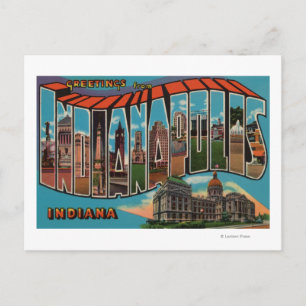 Indianapolis, Indiana (Hauptstadt Gebäude) Postkarte