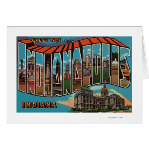 Indianapolis, Indiana (Hauptstadts-Gebäude)