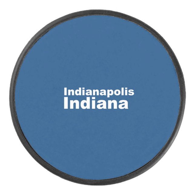 Indianapolis, Indiana Hockey Puck (Vorderseite)