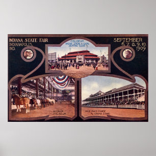 Indianapolis Indiana Indiana Staat Fair Poster