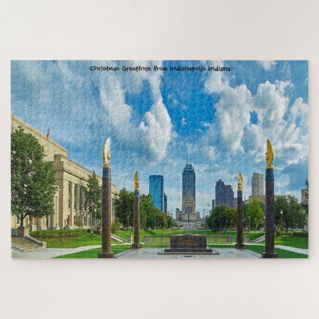 Indianapolis Indiana Jigsaw Puzzle (Horizontal)