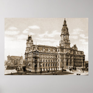 Indianapolis Indiana Old Marion Landkreis Courthou Poster