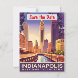 Indianapolis, Indiana Save The Date