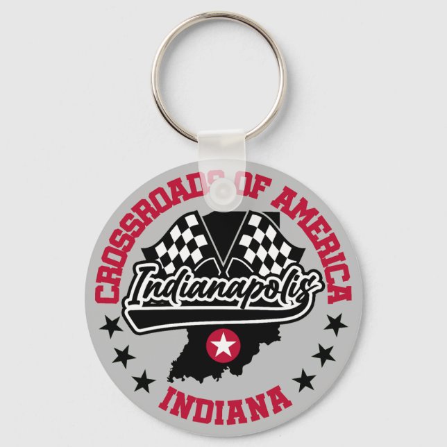Indianapolis, Indiana Schlüsselanhänger (Vorderseite)