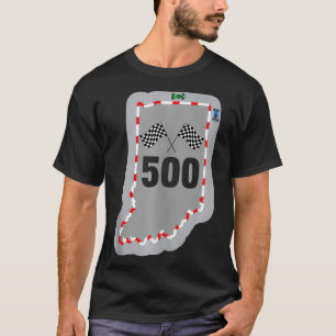 Indianapolis Indiana Staat 500 Racing Geschenkidee T-Shirt