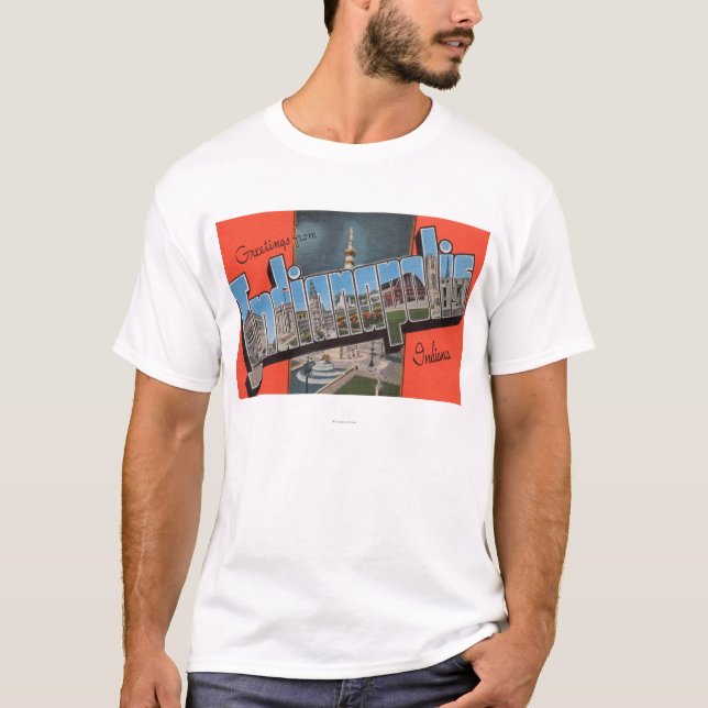 Indianapolis, Indiana (Stadtpiazza) T-Shirt (Vorderseite)