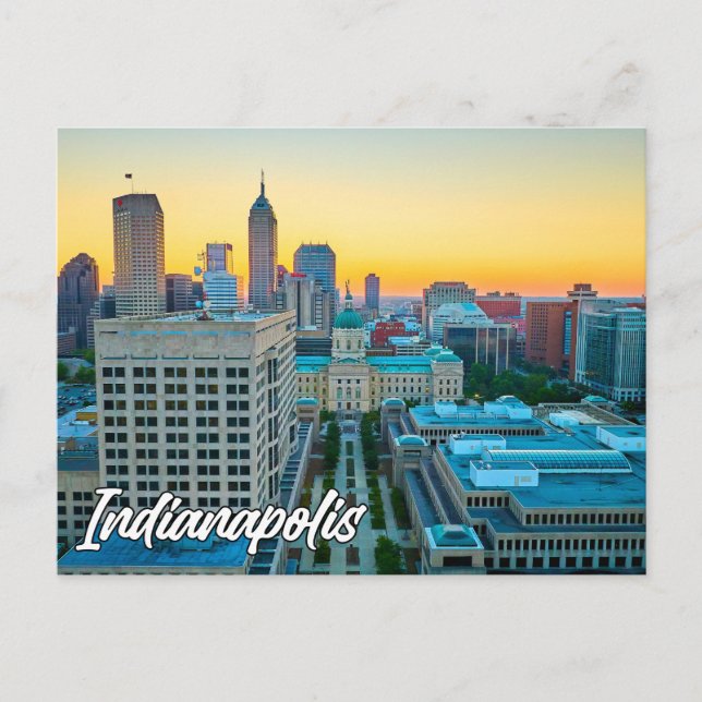 Indianapolis, Indiana, USA Postkarte (Vorderseite)