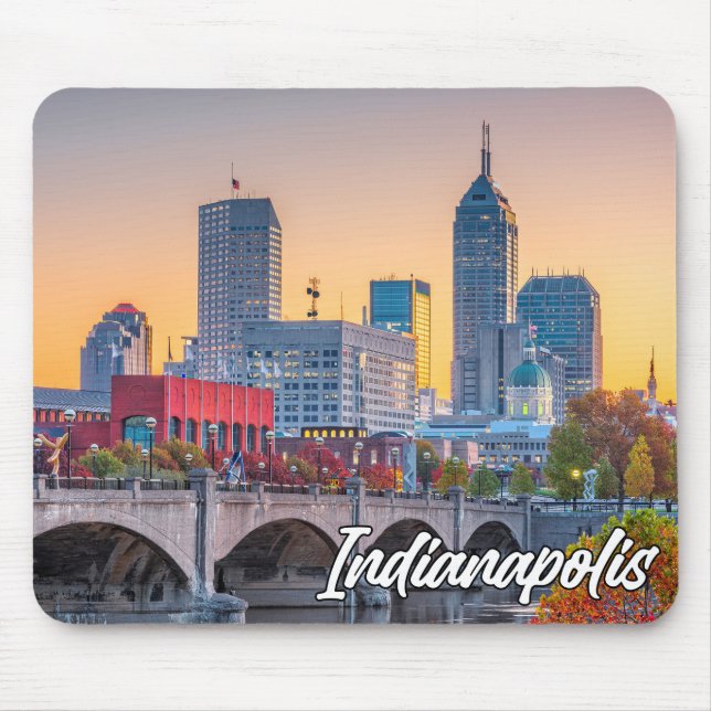 Indianapolis, Indiana, Vereinigte Staaten Mousepad (Vorne)