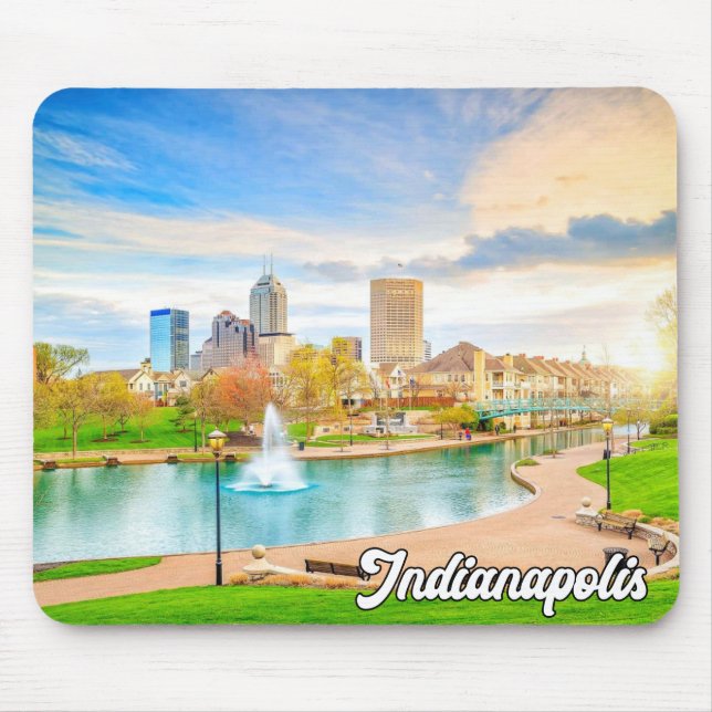 Indianapolis, Indiana, Vereinigte Staaten Mousepad (Vorne)