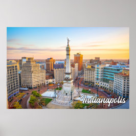 Indianapolis, Indiana, Vereinigte Staaten Poster