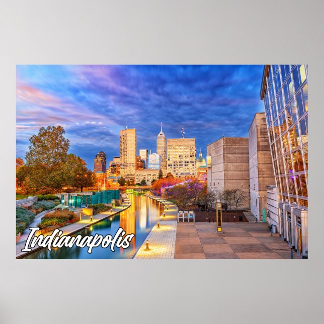 Indianapolis, Indiana, Vereinigte Staaten Poster (Vorne)