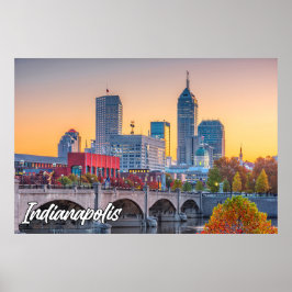 Indianapolis, Indiana, Vereinigte Staaten Poster
