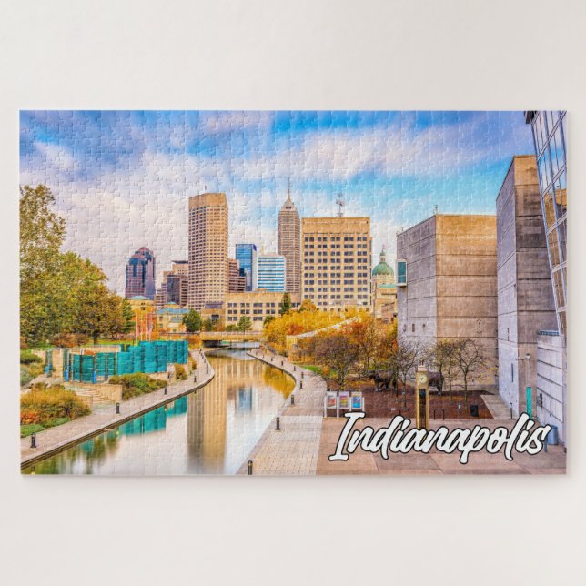 Indianapolis, Indiana, Vereinigte Staaten Puzzle (Horizontal)