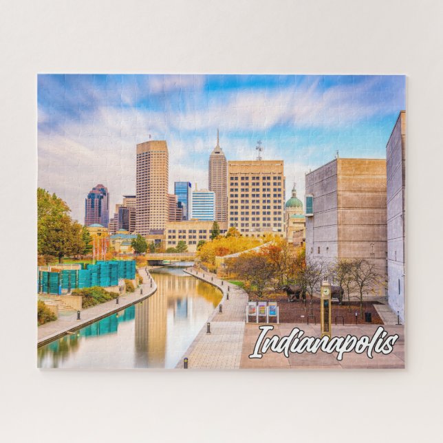 Indianapolis, Indiana, Vereinigte Staaten Puzzle (Horizontal)