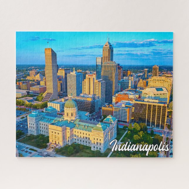 Indianapolis, Indiana, Vereinigte Staaten Puzzle (Horizontal)