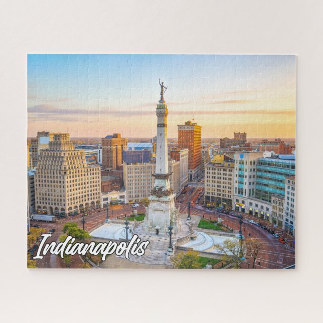 Indianapolis, Indiana, Vereinigte Staaten Puzzle (Horizontal)