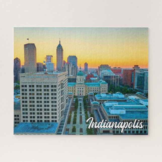 Indianapolis, Indiana, Vereinigte Staaten Puzzle (Horizontal)