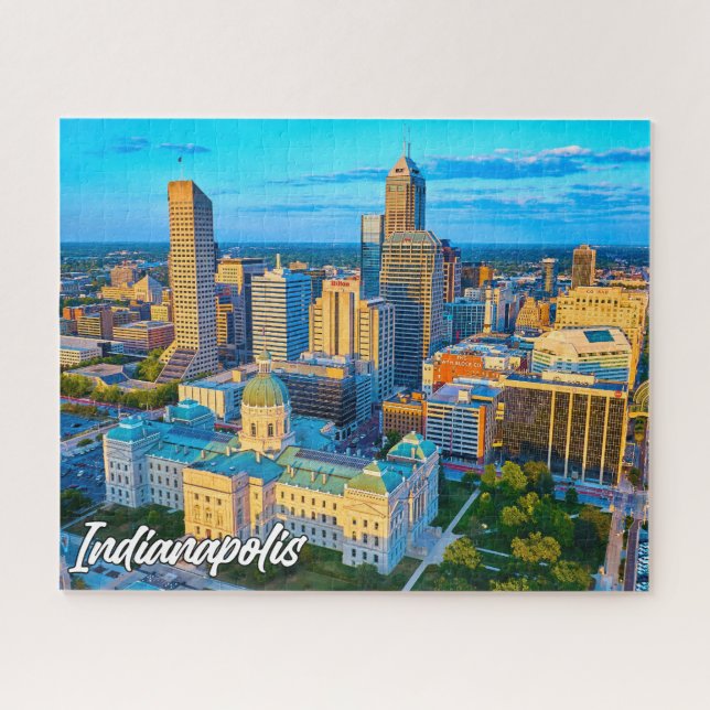 Indianapolis, Indiana, Vereinigte Staaten Puzzle (Horizontal)