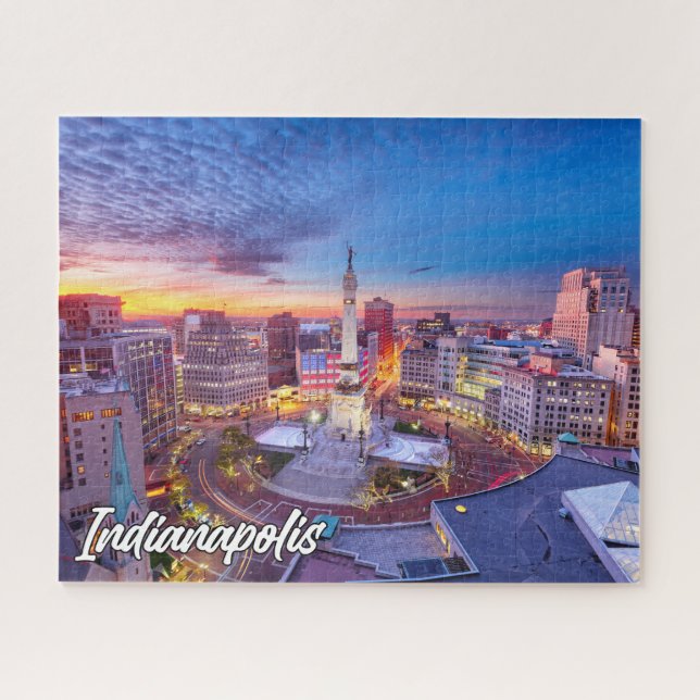 Indianapolis, Indiana, Vereinigte Staaten Puzzle (Horizontal)