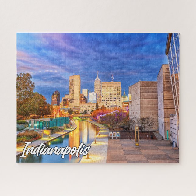 Indianapolis, Indiana, Vereinigte Staaten Puzzle (Horizontal)
