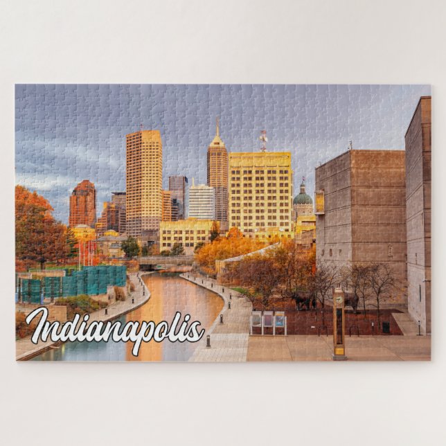 Indianapolis, Indiana, Vereinigte Staaten Puzzle (Horizontal)