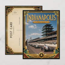 Indianapolis Indiana Vintage Art Deco Golden Age