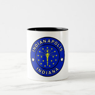 Indianapolis Indiana Zweifarbige Tasse