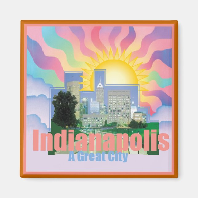 INDIANAPOLIS Magnet (Vorne)