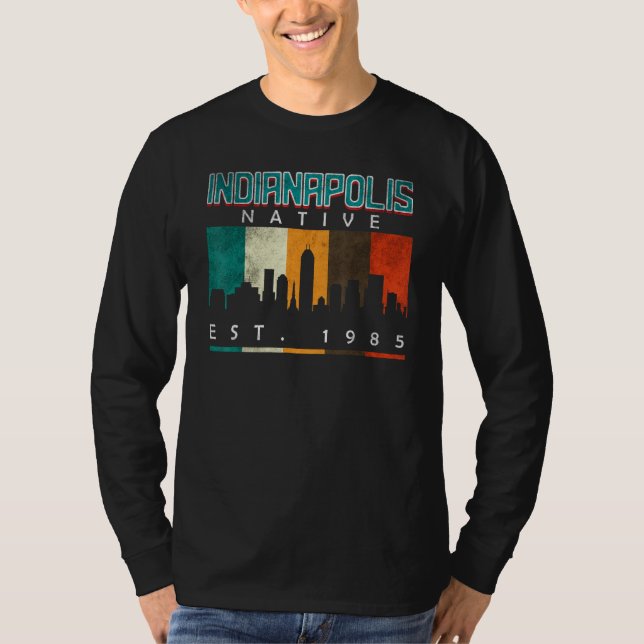 Indianapolis Native Est. 1985 T-Shirt (Vorderseite)