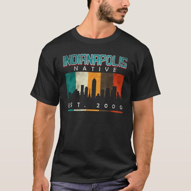 Indianapolis Native Est 2000 T-Shirt (Vorderseite)