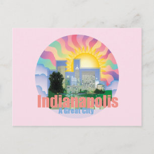 INDIANAPOLIS Postkarte