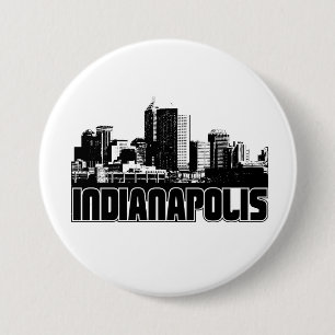 Indianapolis-Skyline Button