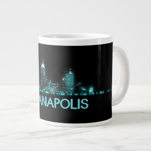 Indianapolis Skyline Jumbo-Tasse