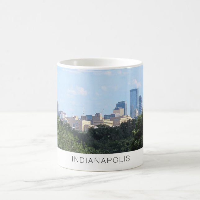 Indianapolis Skyline Kaffeetasse (Mittel)