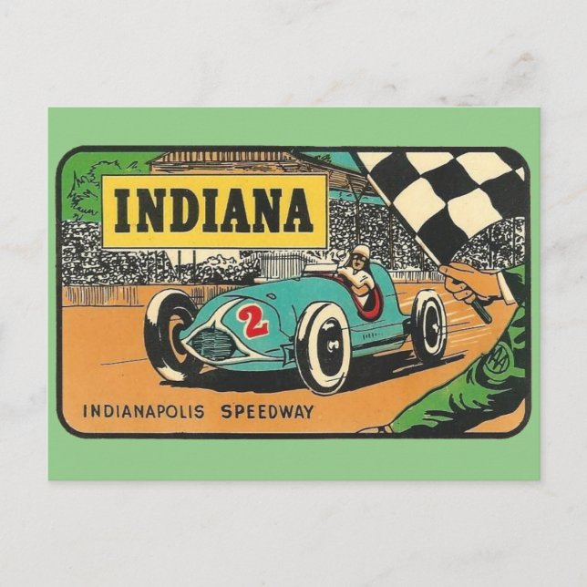Indianapolis Speedway, Indiana - Postcard Postkarte (Vorderseite)